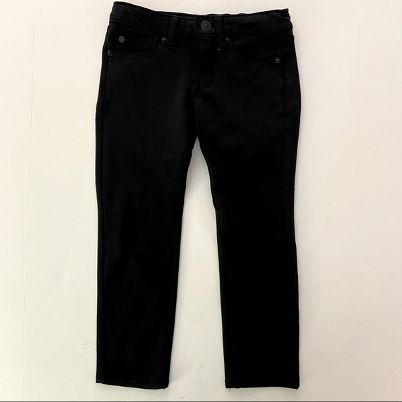 Hudson KIDS ‘Diao’ Skinny Black Jeans distressed size 4 - Picture 1 of 7